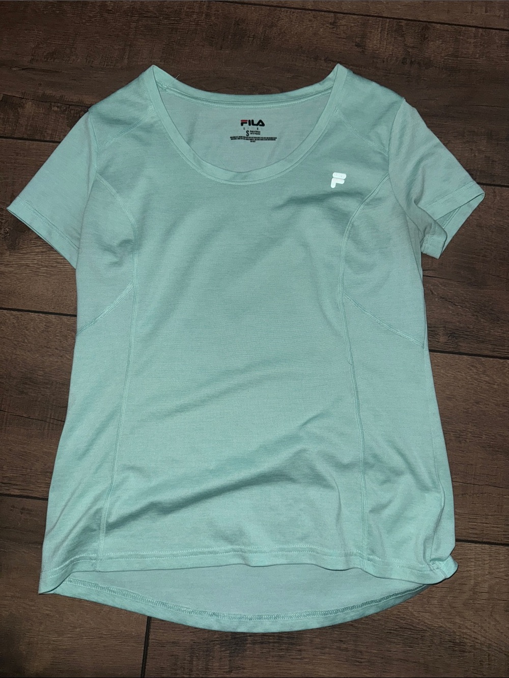 FILA Women's Mint Green Short Sleeve Athletic Tee